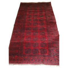 Old Afghan Village Rug of Traditional Design