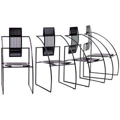 Set of Four Quinta Chairs, Mario Botta for Alias 12