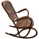 Thonet bentwood  Rocking Chair Nr 71 Jugendstill Collectors Item!