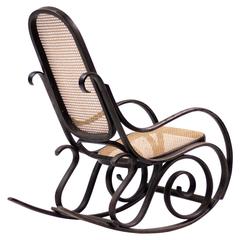Bentwood Rocker Model #10 with Cane Seat and Back