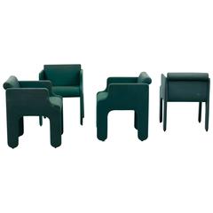 Set of Four "Viscontea" Armchairs by Sergio Mazza and Giuliana Gramigna for Full