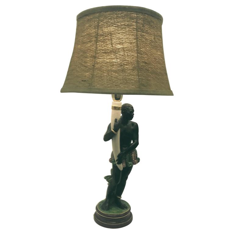 Vintage Ceramic Blackmoor Tablelamp Italy Circa 1950 For At Vintage Ceramic Blackmoor Tablelamp Italy Circa 1950 For