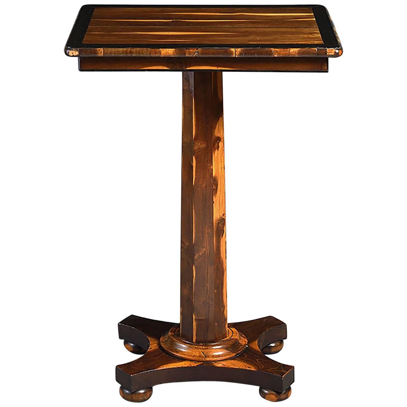 Fine Cocus Wood Occasional Table