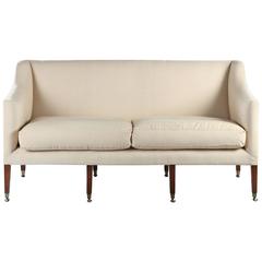 George III Flat Back Mahogany Sofa 10