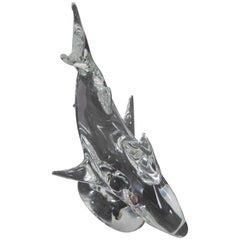 Murano Glass Shark by Licio Zanetti