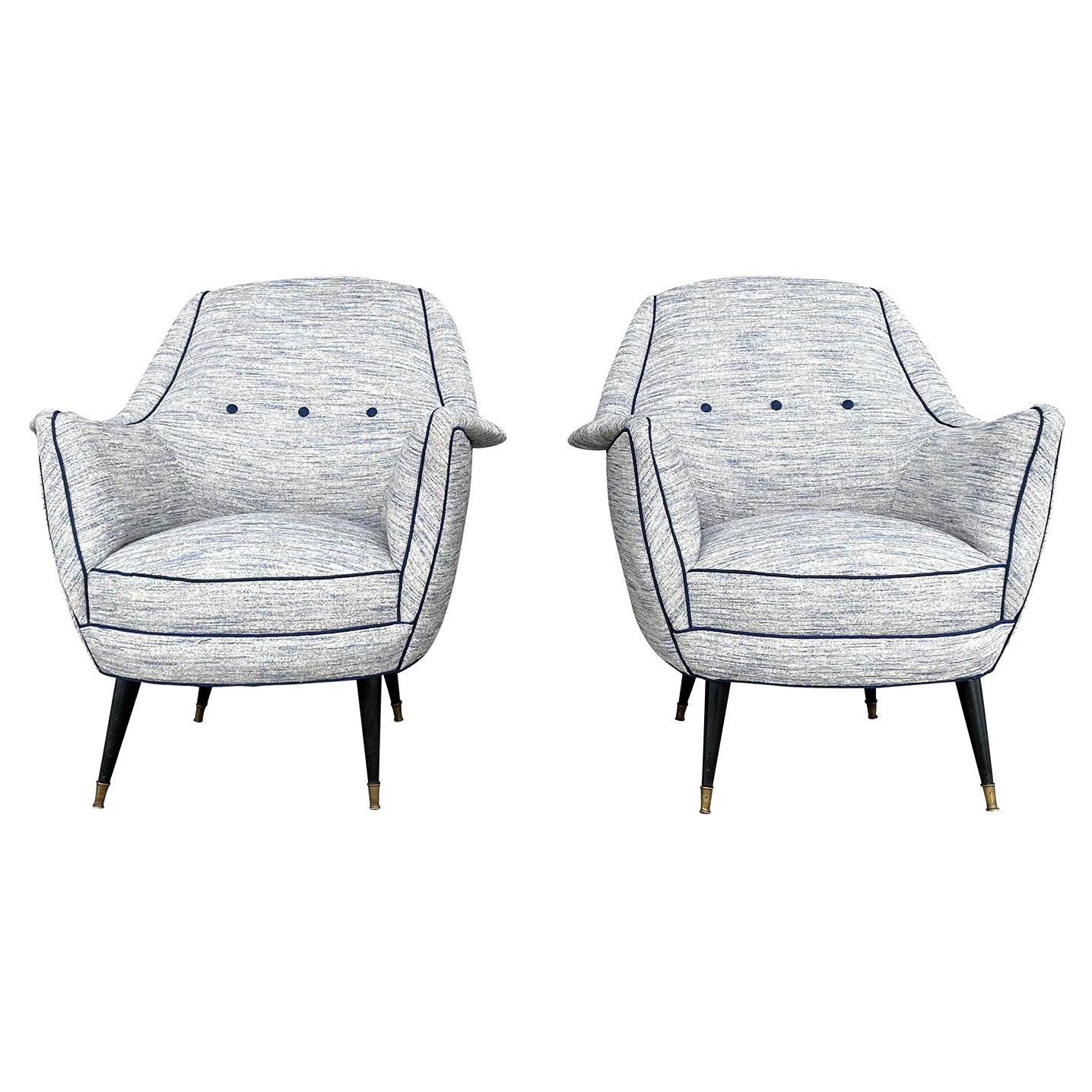 Italian Modern Chair by Ico Parisi at 1stDibs