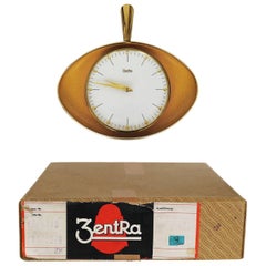 Mechanical Wall Clock by Zentra, Germany, 1950s