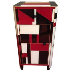 Glass and Brass Bedroom Furniture