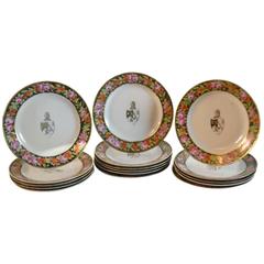 Chinese Porcelain Dessert Plates