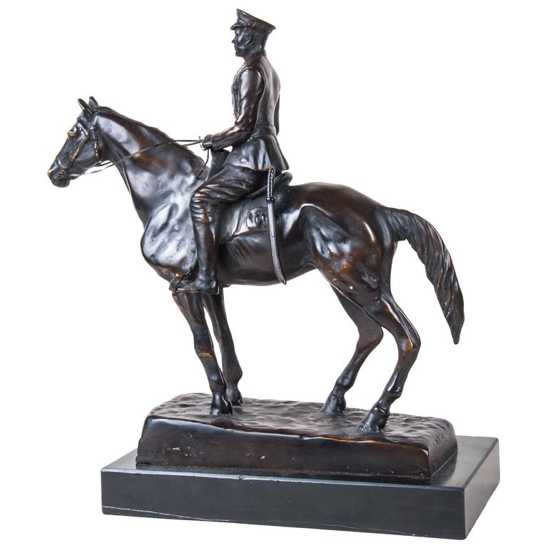 Sydney March, Edward VIII Bronze Sculpture For Sale at 1stdibs