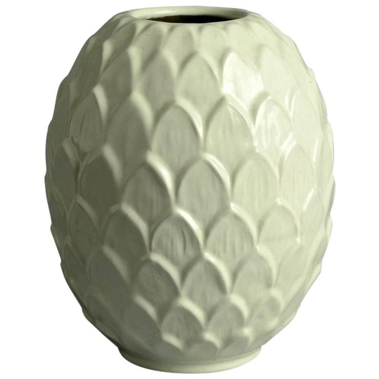 Artichoke Vase by Michael Andersen and Sons, Denmark, 1930s For Sale
