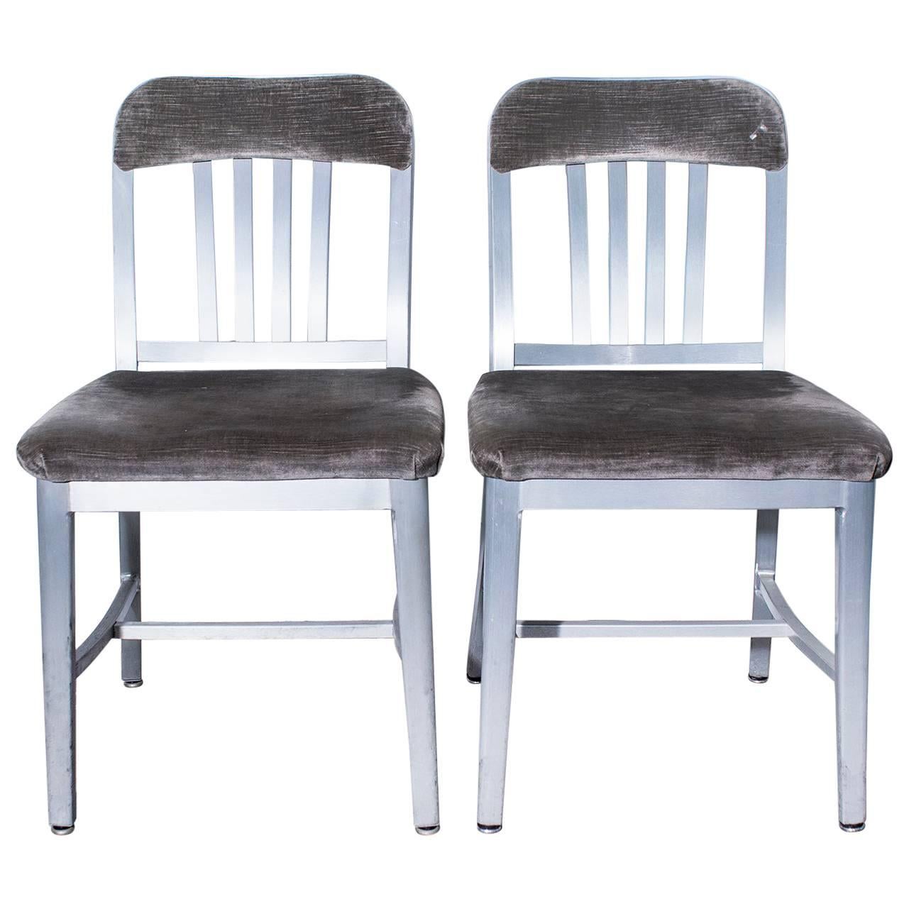 Pair of General Fireproofing Co. Armchairs, Refinished