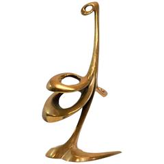 Abstract Bronze Sculpture by Bob Bennett