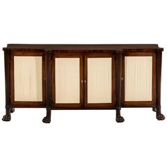 Early 19th Century Regency Period Mahogany Four Door Side Cabinet 5