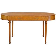 Large 1930s Burr Walnut Dressing Table