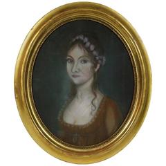 Late 19th Century French Pastel Portrait 9