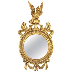 Francisco Hurtado 1950s Regency Carved Giltwood Mirror 11