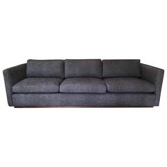 Milo Baughman for Thayer Coggin "Floating" Tuxedo Sofa 10