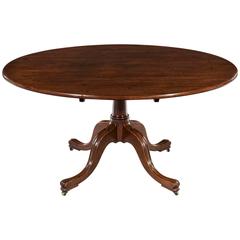 George III 18th Century Period Mahogany Single Pedestal Breakfast Table 9
