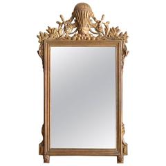 Vintage Italian Giltwood Hot Air Balloon Design Wall Mirror 6