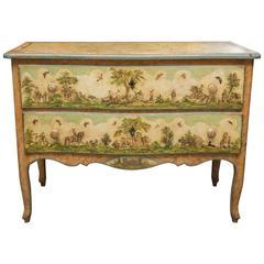 19th Century Venetian Laca Povera Commode 7