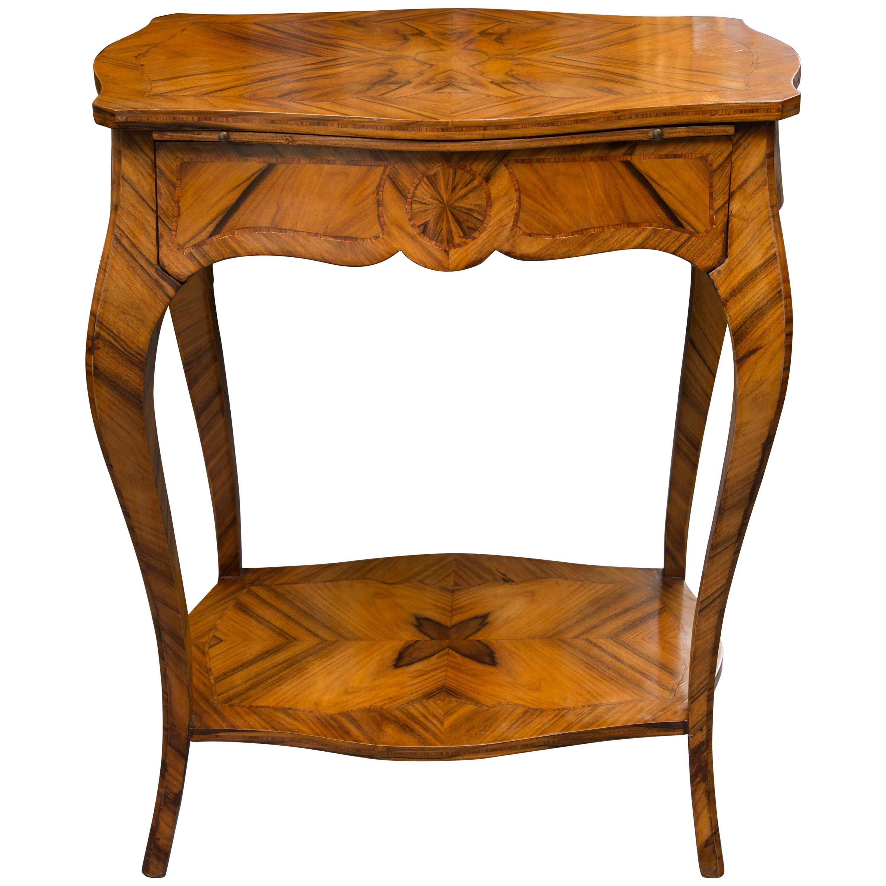 19th Century, Louis XV Style Kingwood Two-Tier Occasional Table