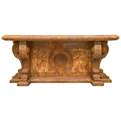 Stunning Faux Marble Italian Renaissance Style Console