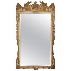 Louis XVI Style Parcel-Gilt and Cream-Painted Wall Mirror 9