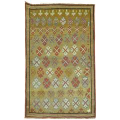 Antique Camel Hair Serab Rug 7