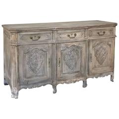 19th Century Liegoise Louis XIV Stripped Oak Buffet