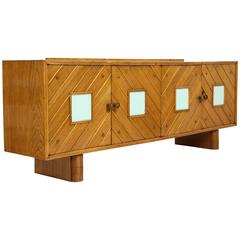 Pier Luigi Colli Oak Buffet Sideboard, Mid-Century Modern Italy, 1940s-1950s 9