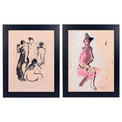 Pair of Marino Marini Lithographs