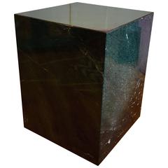 Massive Green Malachite Marble Pedestal Massive Green Malachite Marble Pedestal