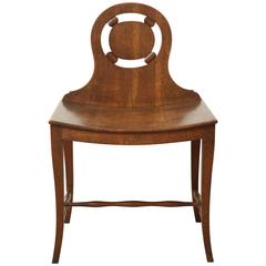 Unusual Early 19th Century English Hall Chair