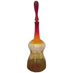 Joel Myers for Blenko Glass Floor Decanter with Stopper 4