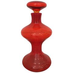 Joel Myers for Blenko Glass Decanter with Stopper 10