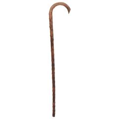 Antique Osage Orange Wood Walking Cane 10