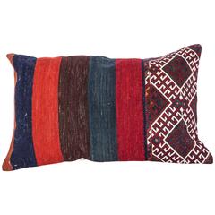 Antique Pillow Made Out of a 19th Century Anatolian Bag 10