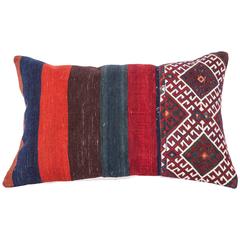 Antique Pillow Made Out of a 19th Century Anatolian Bag 7