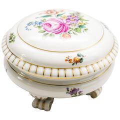 Very Beautiful Augarten Sugar Bowl and Cover, 1950s