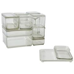 Vintage Bauhaus Storage Set Kubus Design Wilhelm Wagenfeld, 1939