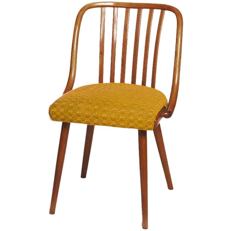 Mid-Century Upholstered Chair by Antonin Suman For Sale