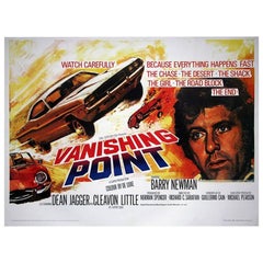 "Vanishing Point" Film Poster, 1971