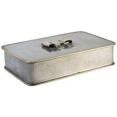 Pewter and Brass Box by Estrid Ericson