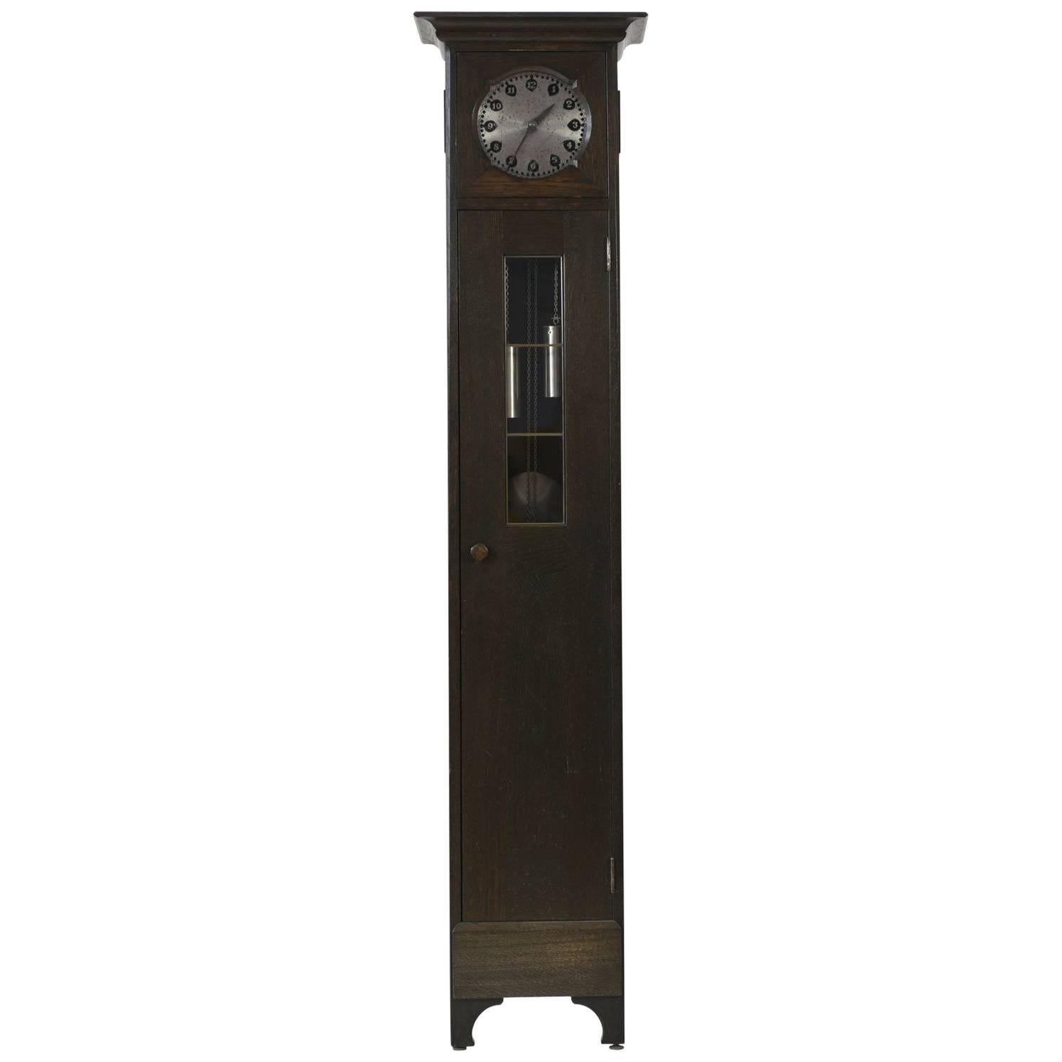 Rare Tall Clock Richard Riemerschmid, Germany, 1908 For Sale
