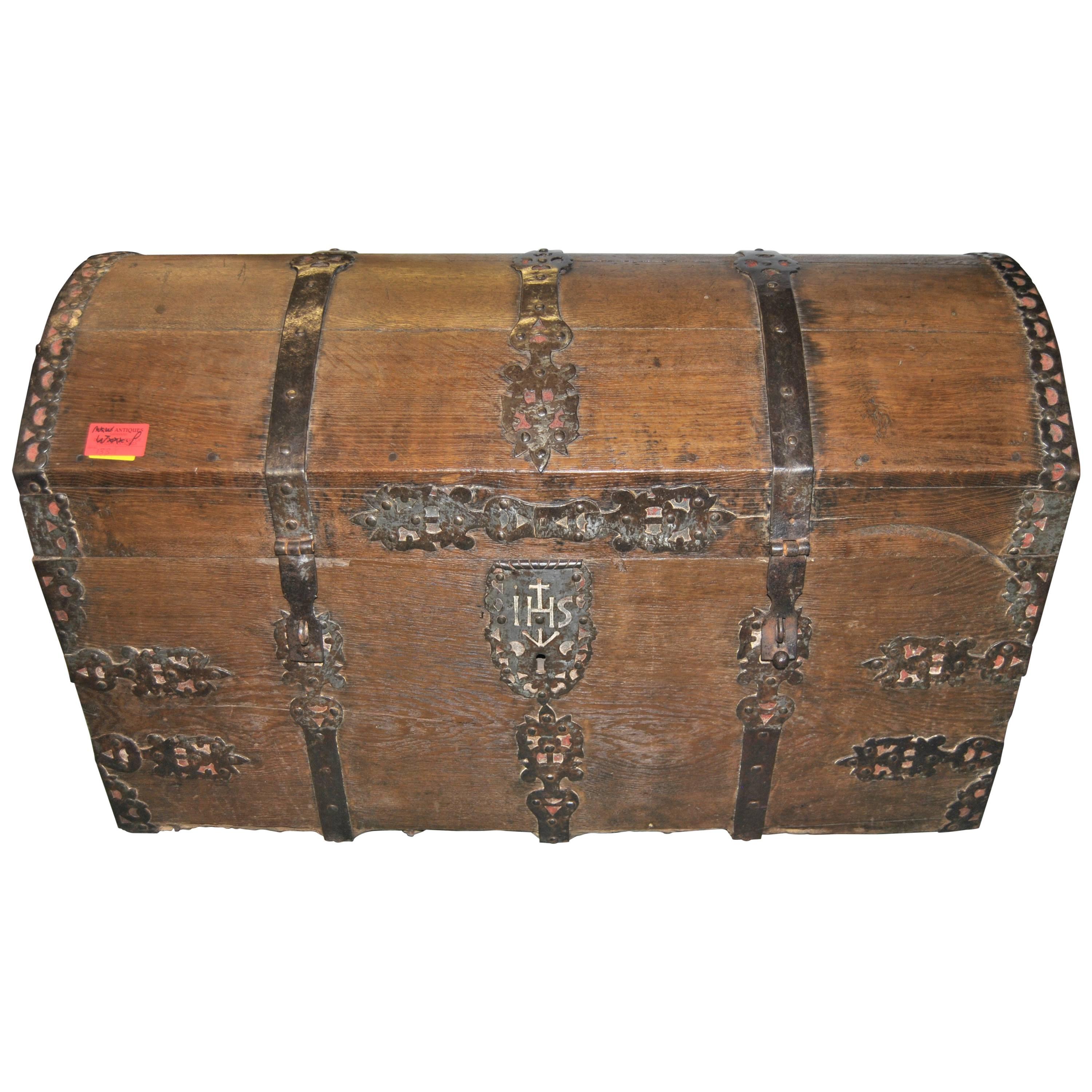 18th Century Sea Chest-Blanket Chest-Coffer