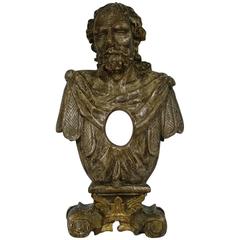 17th-18th Century Italian Wooden Reliquary Bust