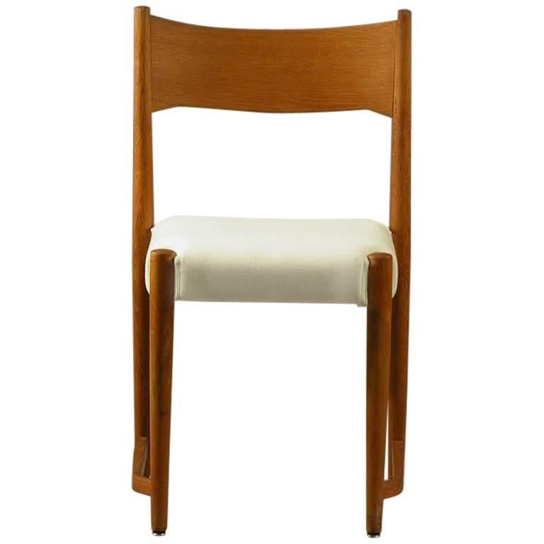 1941 Hans J. Wegner Oak Dining Chair "City Hall Chair"  - Early Wegner Design For Sale