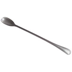 Very Rare Condiment Spoon of Unusual Length by Gibson & Langman