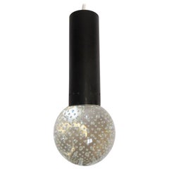 Gino Sarfatti / Seguso Bubble Glass Pendant Lamps for Lightolier- 2 Available